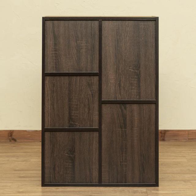 【送料無料】マルチラック 扉付き 棚 収納 大容量 木目調 < インテリア/ライフ  【送料無料】マルチラック 扉付き 棚 収納 大容量 木目調 < インテリア/ライフの