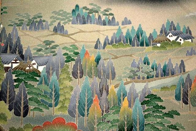 【最高峰】【未使用品】十日町友禅作家【阿部佳雪】山水風景文 比翼付 黒留袖 身丈162.5cm 裄丈64cm T3547 < 女性ファッション 【最高峰】【未使用品】十日町友禅作家【阿部佳雪】山水風景文 比翼付 黒留袖 身丈162.5cm 裄丈64cm T3547 < 女性ファッションの