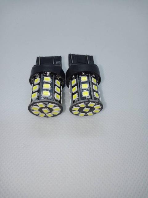 【SMD5050より明るい!】拡散 T20 33発 LED ショートタイプ 2個 白、赤、アンバー < 自動車/バイク 【SMD5050より明るい!】拡散 T20 33発 LED ショートタイプ 2個 白、赤、アンバー < 自動車/バイク