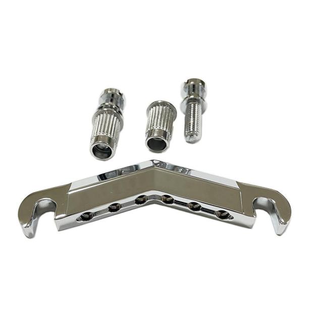 Gretsch風 V Stop テールピース クローム < ホビー  Gretsch風 V Stop テールピース クローム < ホビーの