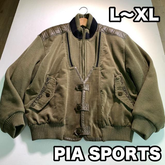 ピアスポーツ コーデュロイジャケット ドライバーズニット ドッキングブルゾン XLサイズ アウター ブルゾン < 男性ファッション ピアスポーツ コーデュロイジャケット ドライバーズニット ドッキングブルゾン XLサイズ アウター ブルゾン < 男性ファッションの