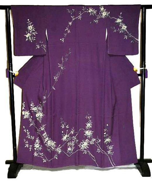 訪問着 中古 送料無料 最高級 新品同様 作家物 暗紅色 手描き 英枝染入 薔薇 花柄 身丈162cm 裄丈62cm T3683 < 女性ファッション 訪問着 中古 送料無料 最高級 新品同様 作家物 暗紅色 手描き 英枝染入 薔薇 花柄 身丈162cm 裄丈62cm T3683 < 女性ファッションの