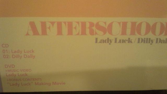 A!AFTERSCHOOL/LadyLuck/CD+DVD+gJt(Raina)i!  CD/DVD/rfI 