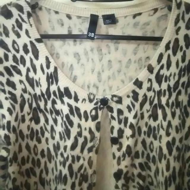 H&M★used★薄手レオパ柄カーデL < 女性ファッション  H&M★used★薄手レオパ柄カーデL < 女性ファッションの