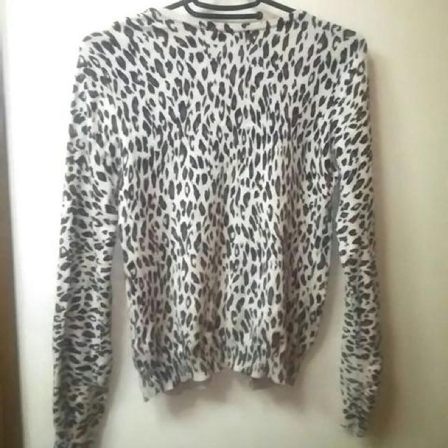 H&M★used★薄手レオパ柄カーデL < 女性ファッション  H&M★used★薄手レオパ柄カーデL < 女性ファッションの