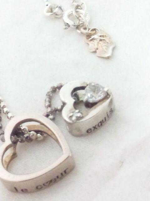 組曲【KUMIKYOKU JEWELRY】SV シルバー ストーン ハート ネックレス < 女性アクセサリー/時計 組曲【KUMIKYOKU JEWELRY】SV シルバー ストーン ハート ネックレス < 女性アクセサリー/時計の