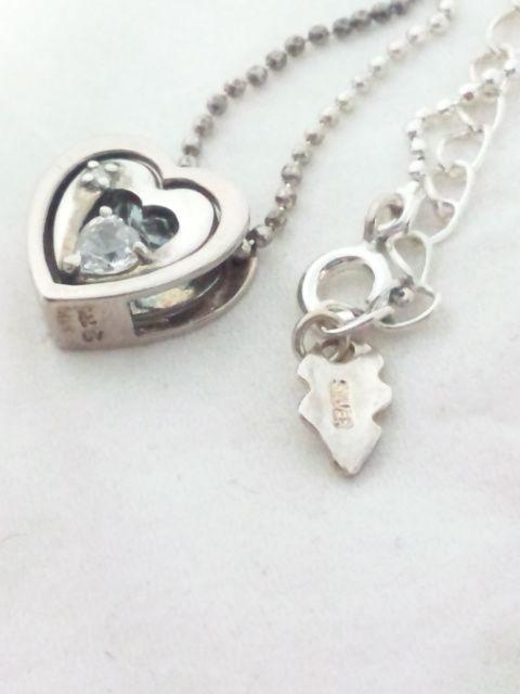 組曲【KUMIKYOKU JEWELRY】SV シルバー ストーン ハート ネックレス < 女性アクセサリー/時計 組曲【KUMIKYOKU JEWELRY】SV シルバー ストーン ハート ネックレス < 女性アクセサリー/時計の