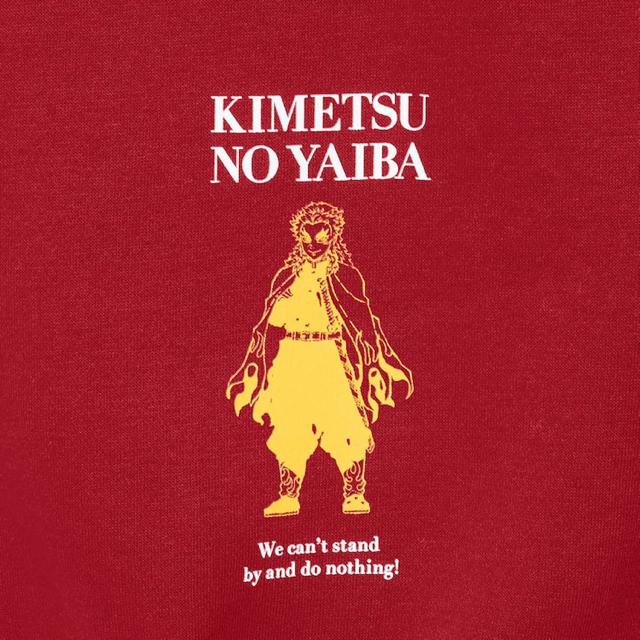 鬼滅の刃 GU スウェット 煉獄 ラスト1点 < アニメ/コミック/キャラクター  鬼滅の刃 GU スウェット 煉獄 ラスト1点 < アニメ/コミック/キャラクターの