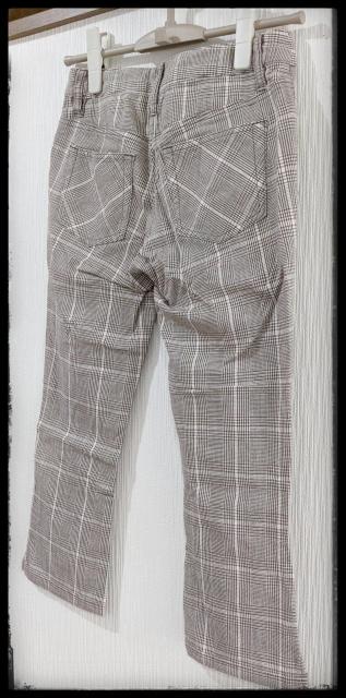 ★JOUER AUX ECHECS★jouer aux echecs★七分丈パンツ★ハーフパンツ★カジュアル★茶色系チェック★S★ < 女性ファッション  ★JOUER AUX ECHECS★jouer aux echecs★七分丈パンツ★ハーフパンツ★カジュアル★茶色系チェック★S★ < 女性ファッションの