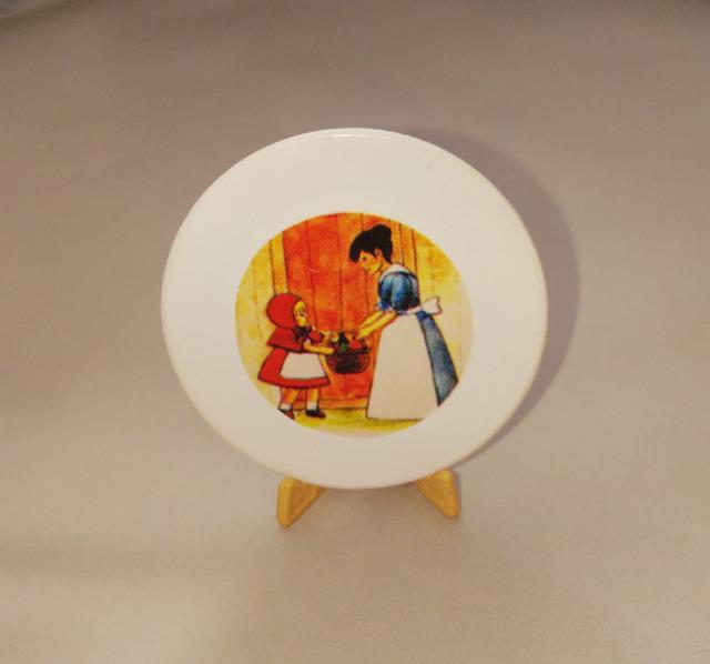 廃盤古い昔のリーメントぷちサンプルシリーズおとぎの国の食器たち8.赤ずきんちゃんと一緒皿1種類のみ2006年製ミニチュア < ホビー  廃盤古い昔のリーメントぷちサンプルシリーズおとぎの国の食器たち8.赤ずきんちゃんと一緒皿1種類のみ2006年製ミニチュア  < ホビーの