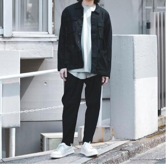 新品タグ付き  シャツ ブラウス 綿麻ストレッチミリタリーシャツジャケット M < 男性ファッション  新品タグ付き  シャツ ブラウス 綿麻ストレッチミリタリーシャツジャケット M  < 男性ファッションの