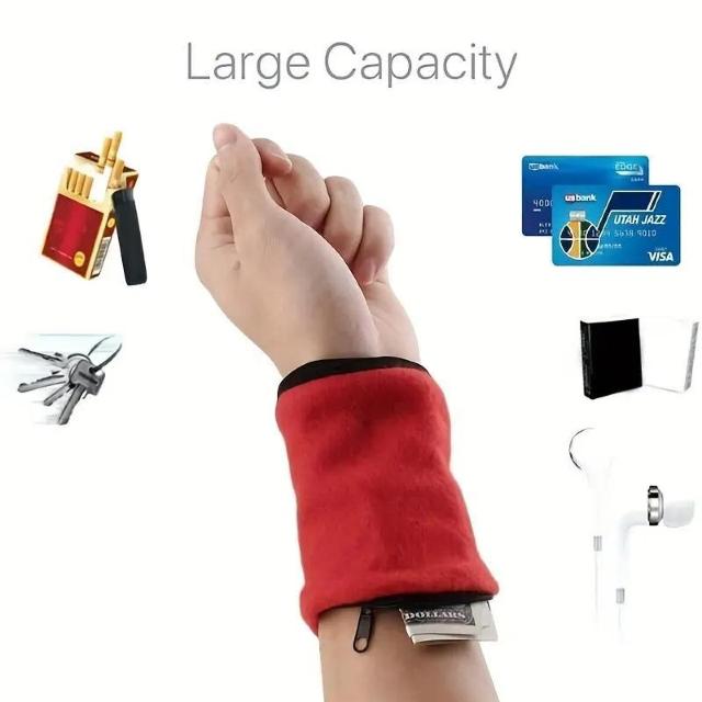 爆ヤス価格390円★ミニ手首財布、携帯電話キークレジットカードホルダーリストバンド ブラック < 男性ファッション 爆ヤス価格390円★ミニ手首財布、携帯電話キークレジットカードホルダーリストバンド ブラック < 男性ファッションの