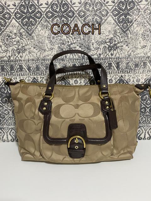 【中古】COACH コーチ F25292 シグネチャー 2WAY ハンドバッグ < ブランド  【中古】COACH コーチ F25292 シグネチャー 2WAY ハンドバッグ  < ブランドの