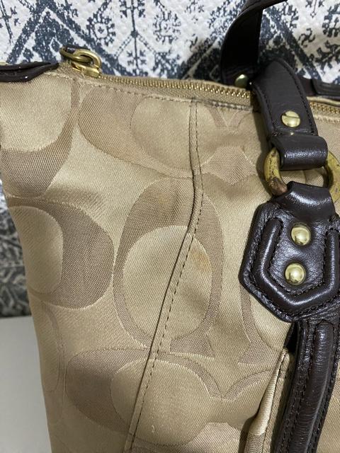 【中古】COACH コーチ F25292 シグネチャー 2WAY ハンドバッグ < ブランド  【中古】COACH コーチ F25292 シグネチャー 2WAY ハンドバッグ < ブランドの