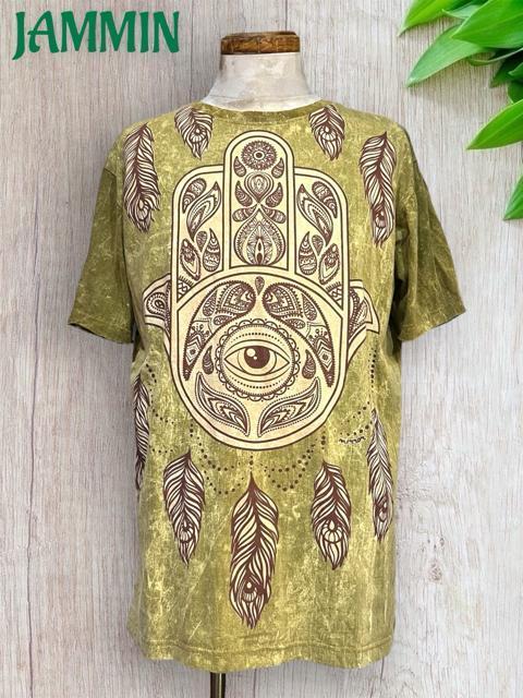 ファティマの手ドリームキャッチャーTシャツ アジアン エスニック ヒッピー < 男性ファッション ファティマの手ドリームキャッチャーTシャツ アジアン エスニック ヒッピー < 男性ファッションの