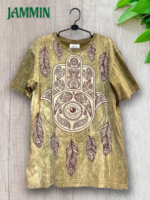 ファティマの手ドリームキャッチャーTシャツ アジアン エスニック ヒッピー < 男性ファッション ファティマの手ドリームキャッチャーTシャツ アジアン エスニック ヒッピー < 男性ファッションの