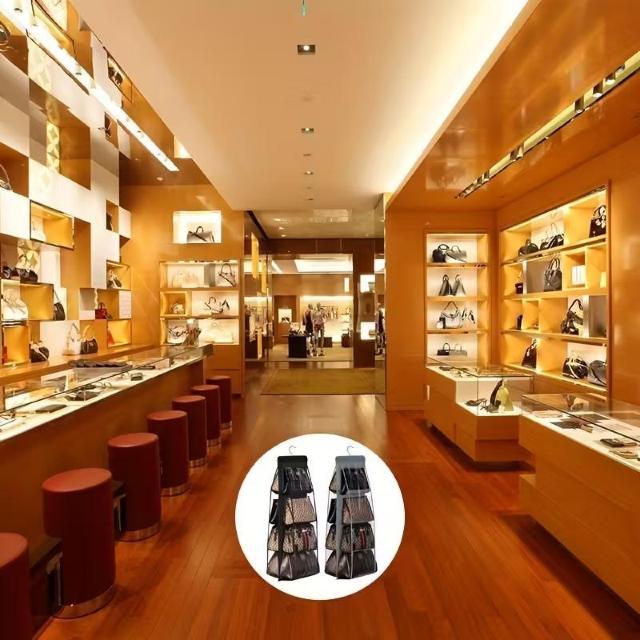 超お買い得690円★LDQ 多層ハンドバッグオーガナイザー 8ポケット付き -折りたたみ式吊り下げ収納ラック 黒 < インテリア/ライフ 超お買い得690円★LDQ 多層ハンドバッグオーガナイザー 8ポケット付き -折りたたみ式吊り下げ収納ラック 黒 < インテリア/ライフの