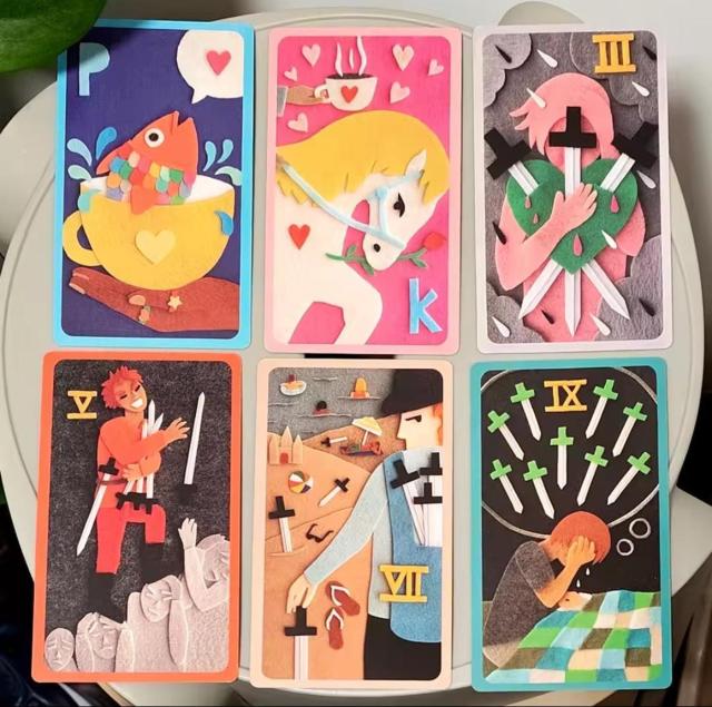 クラフトフェルトタロット THE CRAFT FELT TAROT Gianna Lucci 78枚組 < 本/雑誌 クラフトフェルトタロット THE CRAFT FELT TAROT Gianna Lucci 78枚組 < 本/雑誌の