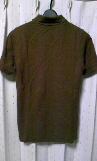 古着 コットン 半袖ポロシャツ Sサイズ 無地 焦げ茶色 ダークブラウン ユーズド < 男性ファッション  古着 コットン 半袖ポロシャツ Sサイズ 無地 焦げ茶色 ダークブラウン ユーズド < 男性ファッションの
