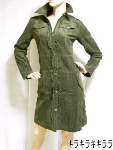 《New》AneCan★カジュアル・美ライン*コーデュロイ*ワンピ<カーキM> < 女性ファッション 《New》AneCan★カジュアル・美ライン*コーデュロイ*ワンピ<カーキM> < 女性ファッションの