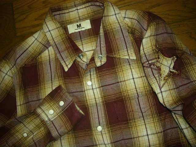 エムMスター☆柄チェックシャツS星★TMT < ブランド  エムMスター☆柄チェックシャツS星★TMT < ブランドの