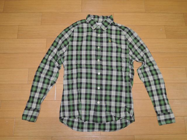 HYSTERIC GLAMOURヒステリックグラマー薄手チェックシャツS緑 < ブランド  HYSTERIC GLAMOURヒステリックグラマー薄手チェックシャツS緑  < ブランドの