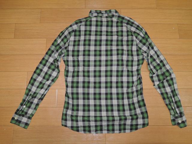 HYSTERIC GLAMOURヒステリックグラマー薄手チェックシャツS緑 < ブランド  HYSTERIC GLAMOURヒステリックグラマー薄手チェックシャツS緑 < ブランドの