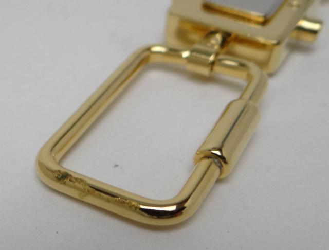 GUCCI グッチ オールドグッチ Gマーク キーリング キーホルダー ゴールド×シルバー<USED>【送料無料】 < ブランド GUCCI グッチ オールドグッチ Gマーク キーリング キーホルダー ゴールド×シルバー<USED>【送料無料】 < ブランドの