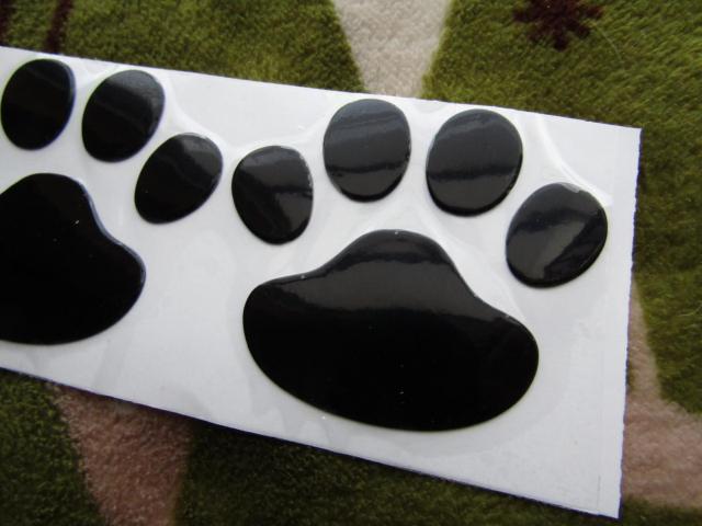 ● 送料無料! DOG足跡!可愛い! わんちゅんの肉球 足裏 コーギー/ダックス!デカール ステッカーSET ブラック仕様 新品! < 自動車/バイク ● 送料無料! DOG足跡!可愛い! わんちゅんの肉球 足裏 コーギー/ダックス!デカール ステッカーSET ブラック仕様 新品! < 自動車/バイク
