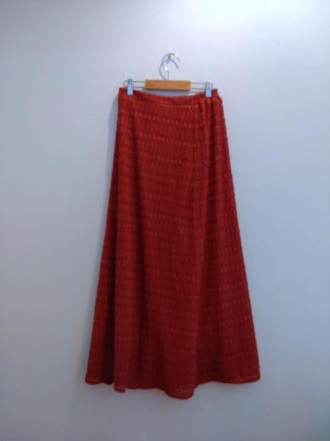 GLACIER グラシア◆ピンク かぎ編み ロング マキシ フレア スカート M < 女性ファッション  GLACIER グラシア◆ピンク かぎ編み ロング マキシ フレア スカート M < 女性ファッションの