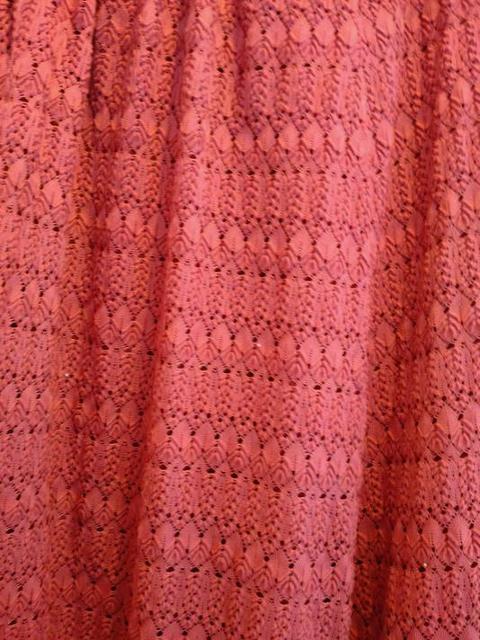 GLACIER グラシア◆ピンク かぎ編み ロング マキシ フレア スカート M < 女性ファッション  GLACIER グラシア◆ピンク かぎ編み ロング マキシ フレア スカート M < 女性ファッションの