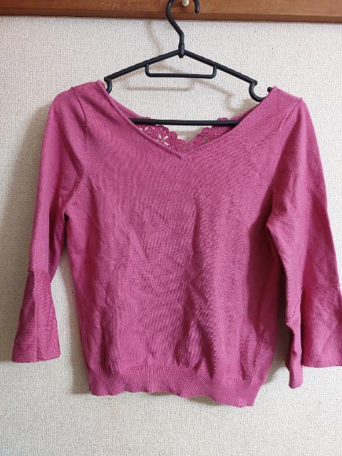 七分袖ピンクトップス < 女性ファッション  七分袖ピンクトップス  < 女性ファッションの