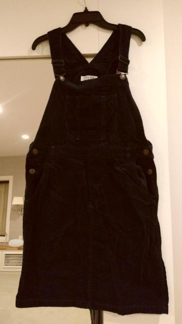 紺色 ジャンパースカート コーデュロイ Мサイズ < 女性ファッション  紺色 ジャンパースカート コーデュロイ Мサイズ  < 女性ファッションの