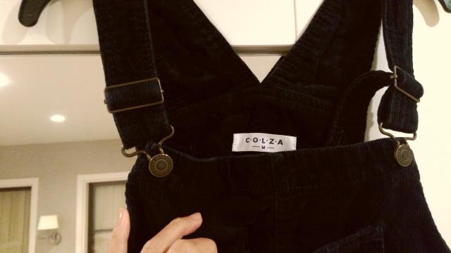 紺色 ジャンパースカート コーデュロイ Мサイズ < 女性ファッション  紺色 ジャンパースカート コーデュロイ Мサイズ < 女性ファッションの