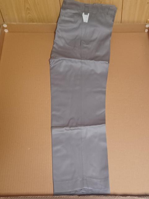 昭和50年頃のレトロな作業ズボン/ユニチカユニフォーム/グレー < 男性ファッション  昭和50年頃のレトロな作業ズボン/ユニチカユニフォーム/グレー < 男性ファッションの