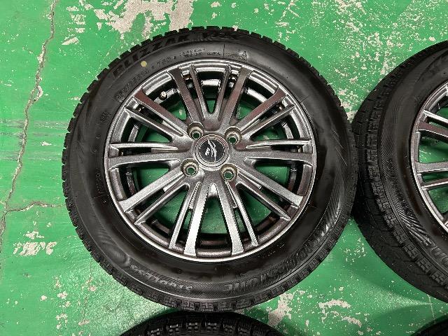 0110160)中古国産スタッドレスタイヤBSブリヂストンブリザックVRX4本アルミホイールセット155/65R14送料無料 < 自動車/バイク 0110160)中古国産スタッドレスタイヤBSブリヂストンブリザックVRX4本アルミホイールセット155/65R14送料無料 < 自動車/バイク