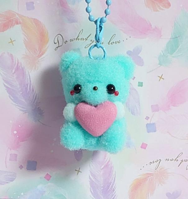 ハンドメイド♪ポンポンマスコット『ハート持ちくま天使』ピンクハートB < ペット/手芸/園芸 ハンドメイド♪ポンポンマスコット『ハート持ちくま天使』ピンクハートB < ペット/手芸/園芸の