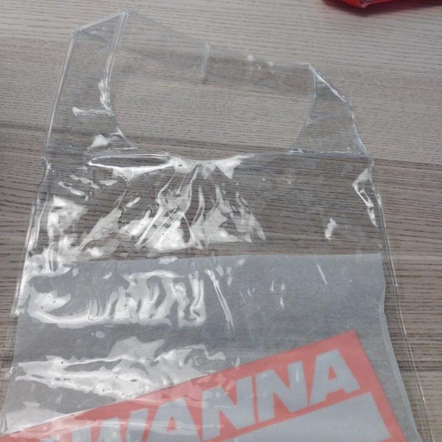 evian I WANNA クリアトートバッグ < 女性ファッション  evian I WANNA クリアトートバッグ < 女性ファッションの
