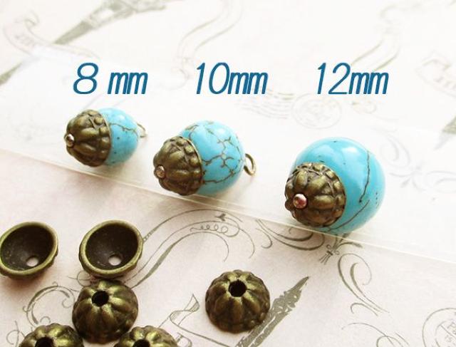 ビーズキャップ8o20個金古美A椀型 < ペット/手芸/園芸  ビーズキャップ8o20個金古美A椀型 < ペット/手芸/園芸の