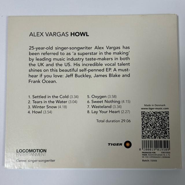 Alex Vargas / Howl < CD/DVD/ビデオ  Alex Vargas / Howl < CD/DVD/ビデオの