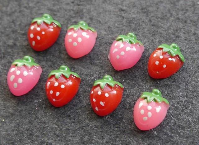 プラパーツ 手芸・アクセサリーパーツ ネイルサイズ苺 いちご 8個セット デコパーツ < 香水/コスメ/ネイル プラパーツ 手芸・アクセサリーパーツ ネイルサイズ苺 いちご 8個セット デコパーツ < 香水/コスメ/ネイルの