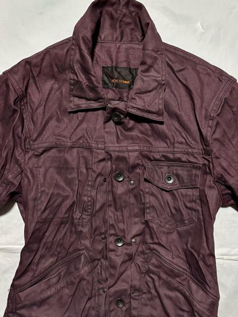 ���i TETE HOMME �e�b�g�I�� �V�����H �f�j�� �� �W���P�b�g ���{�� 4(S) �h���X �Z���N�g �L���J�W �t�A�E�^�[ �� �u�����h�� 