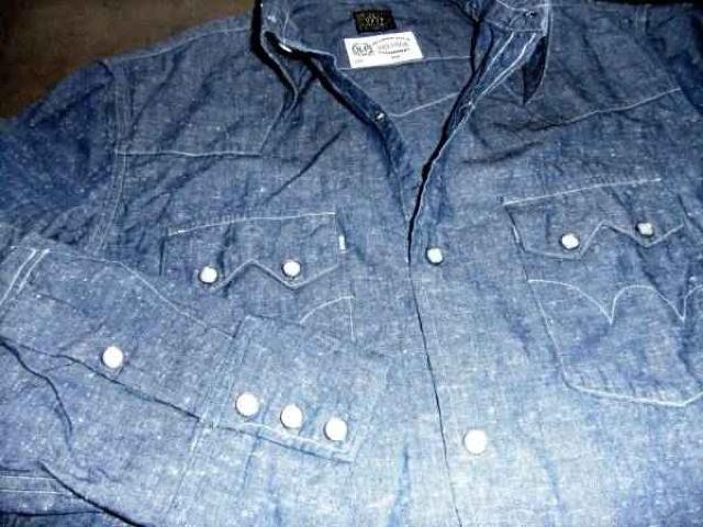 EDWIN(OWF)エドウィン シャンブレー 長袖 シャツ M 薄ブルー < ブランド  EDWIN(OWF)エドウィン シャンブレー 長袖 シャツ M 薄ブルー < ブランドの