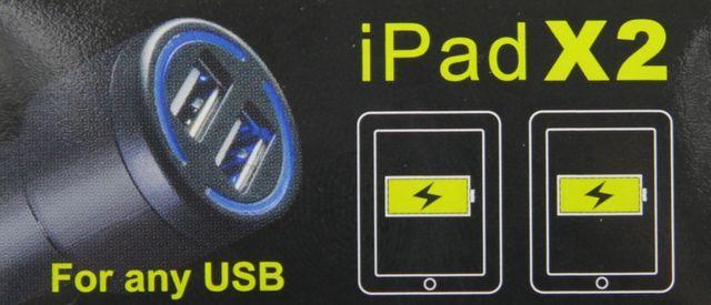 おしゃれに光るiPhone、iPadにUSBダブルソケットチャージャー  < 自動車/バイク おしゃれに光るiPhone、iPadにUSBダブルソケットチャージャー  < 自動車/バイク