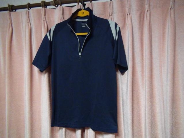DRY&UVcutのポロシャツ(L)ネイビーホワイト!。 < 男性ファッション  DRY&UVcutのポロシャツ(L)ネイビーホワイト!。 < 男性ファッションの