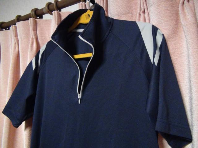 DRY&UVcutのポロシャツ(L)ネイビーホワイト!。 < 男性ファッション  DRY&UVcutのポロシャツ(L)ネイビーホワイト!。 < 男性ファッションの