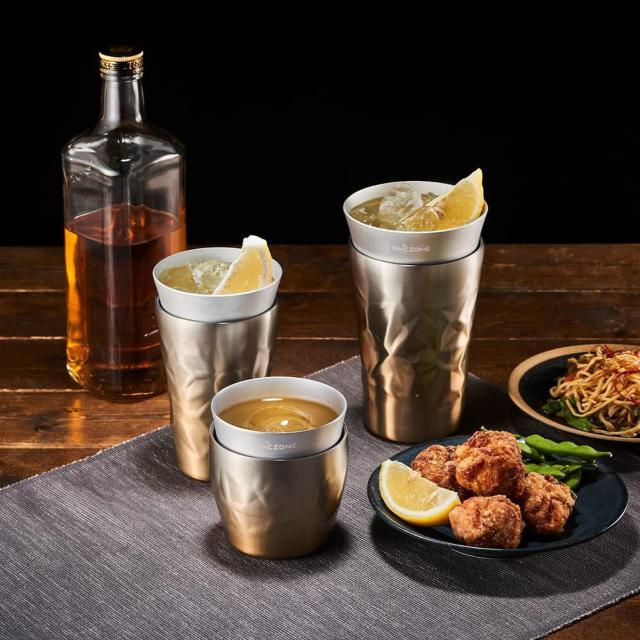 ドウシシャ 氷極 タンブラー 保冷専用 真空二重構造 アルミ単層 350ml ゴールド ON℃ZONE(オンドゾーン) < レジャー/スポーツ ドウシシャ 氷極 タンブラー 保冷専用 真空二重構造 アルミ単層 350ml ゴールド ON℃ZONE(オンドゾーン) < レジャー/スポーツの