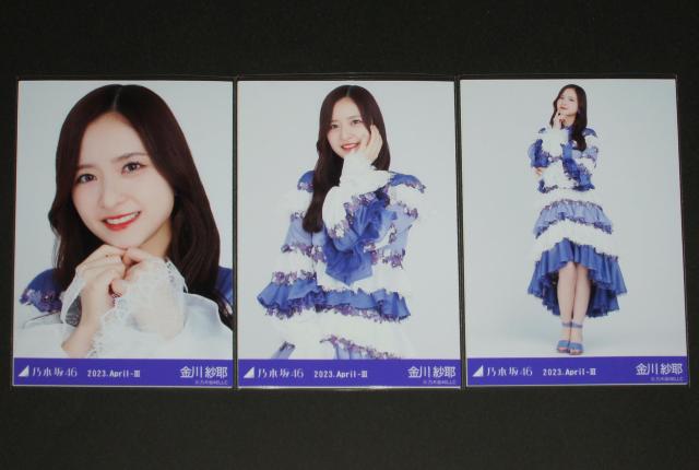 乃木坂46 金川紗耶 生写真3枚コンプ 紅白2022衣装 < タレントグッズ  乃木坂46 金川紗耶 生写真3枚コンプ 紅白2022衣装  < タレントグッズの