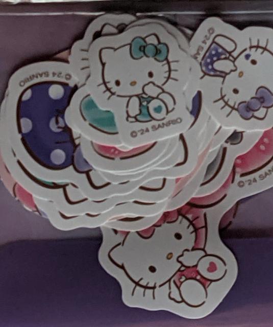 ハローキティ50thアニバーサリー当りくじ ステッカーセット < おもちゃ  ハローキティ50thアニバーサリー当りくじ ステッカーセット < おもちゃの