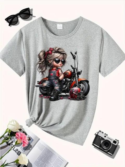 超お買い得890円★レディース モーターサイクルTシャツ 裏起毛 オールシーズン USAサイズM(日本サイズL相当)黒 < 女性ファッション  超お買い得890円★レディース モーターサイクルTシャツ 裏起毛 オールシーズン USAサイズM(日本サイズL相当)黒 < 女性ファッションの